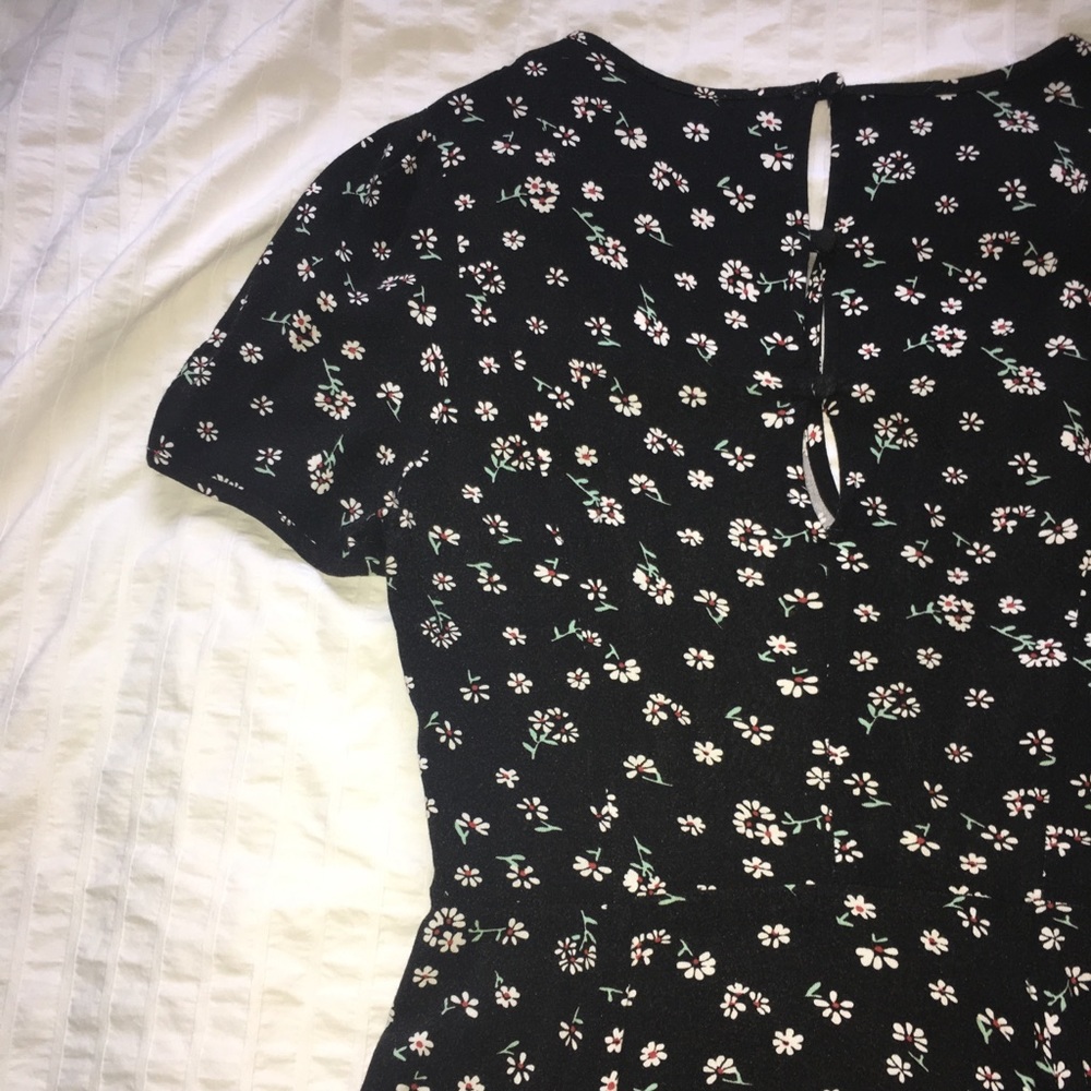 Black Floral Dress